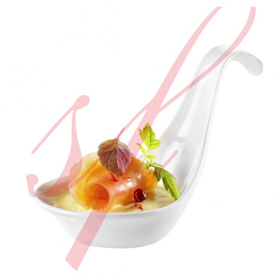 Porcelain Gourmet Spoon 2 oz. White - Pack of 12 - $2.08/pc