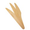 Couteau Biodegradable en Bois de Pin 16 cm. - 100/cs