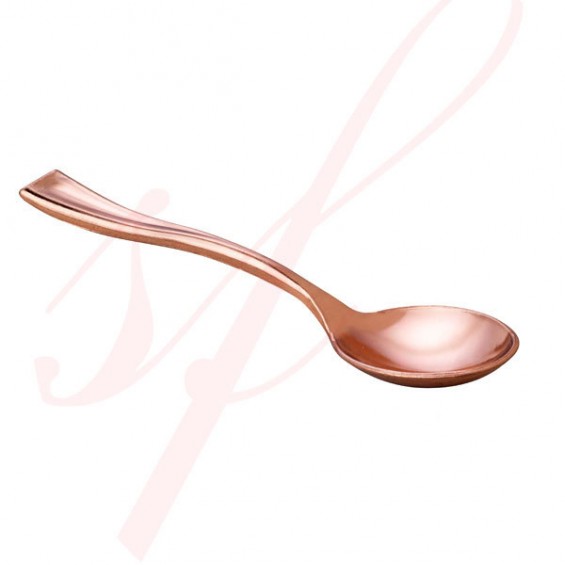 Disposable Copper Mini Spoon 3.9 in. 500.cs - $0.09/pc