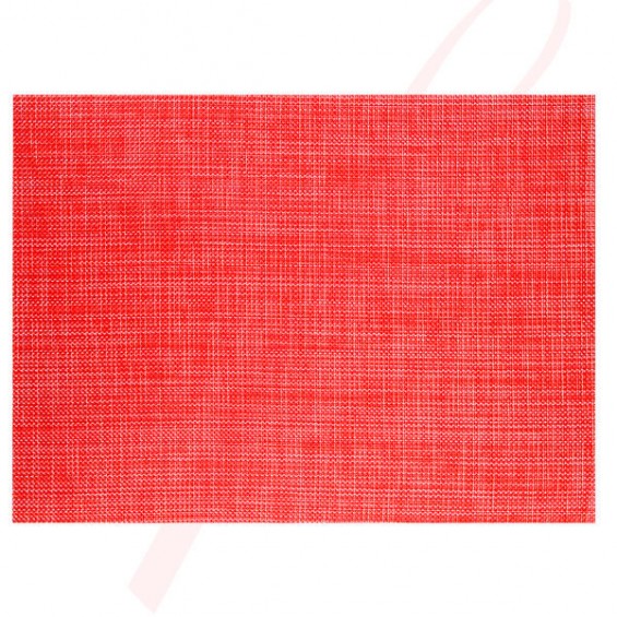 Plain Red Placemats - 12/cs