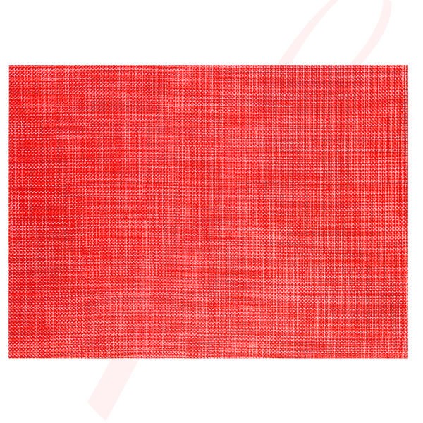 Plain Red Placemats - 12/cs