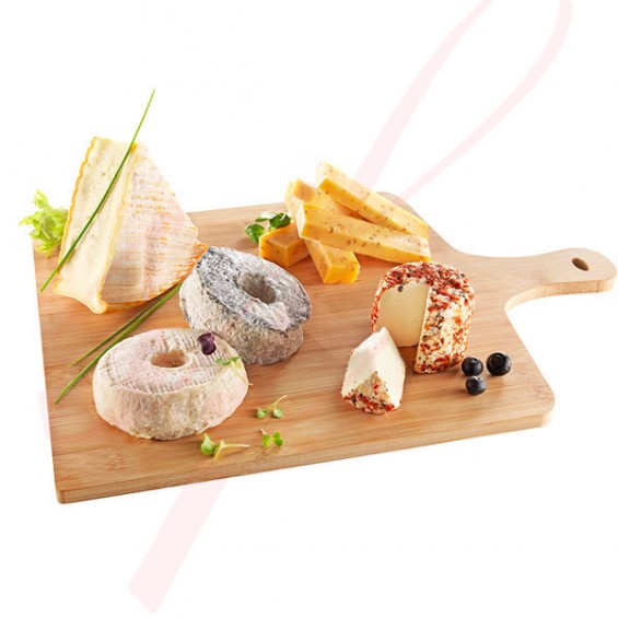 Bamboo Reusable Serving Board 15.7 in. x 11.8 in. 10/set