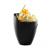 Kalei Black Design Mini Plastic Cup 2 oz. - 200/cs - $0.29/piece