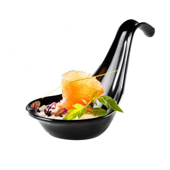 Gourmet Spoon Black - 200/cs - $0.24/pc