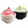 Plastic Bowl Bi-Color 1 oz. Black - 200/cs - $0.29/pc