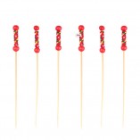 Pearl Bamboo Skewer 4.7 in. Red - 2000/cs - $0.04/pc