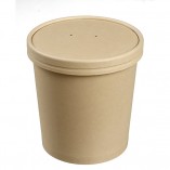 Pot en Fibre de Bambou 750 ml. et son couvercle - 500/carton