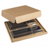 Kit Complet Plateau Repas Biodégradable - 50 pièces