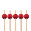 Pique Bambou boule rouge 15 cm. 2000/cs - $0.019/pc