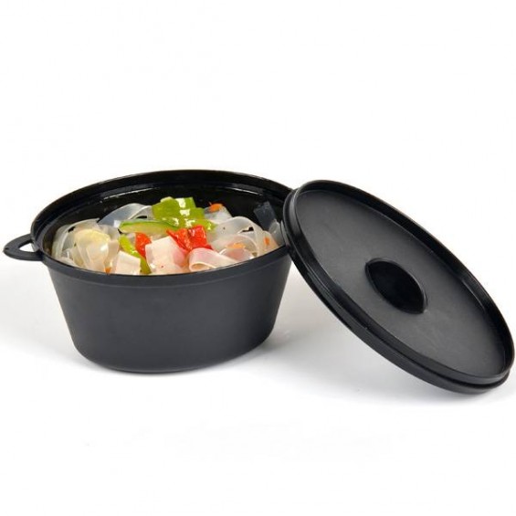 3 oz. Mini Plastic Cooking Pot - 30/set - $0.95/pc