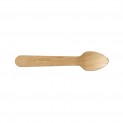 Mini Cuillère 9,5 cm en Bois Biodégradable - 100/cs